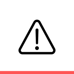 Warning vector icon