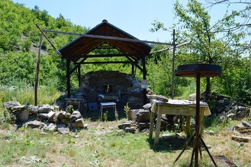 remains of the old Serbian Orthodox Church