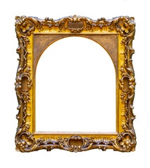 Vintage frame isolated on white background