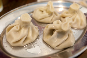 Plate with Khinkali