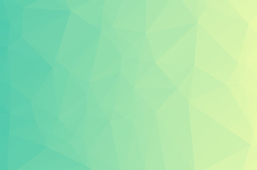 Light Blue turquise Low poly crystal background. Polygon design pattern. Low poly vector illustration, low polygon background.