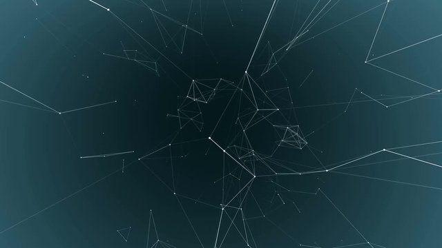 Abstract Network Background. Perfect for any type of videos dealing with scientific festivals, hi-tech projects, sci-fi movies.