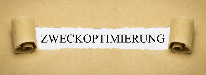 Zweckoptimierung