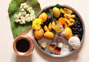 Fototapeta na wymiar Indian Traditional Festival Dish