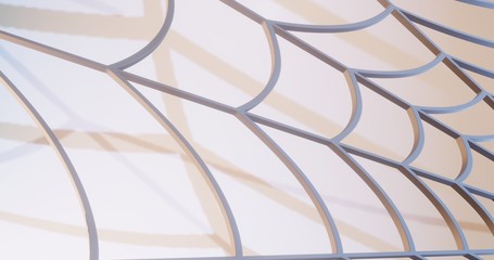 Spider web 3d render wallpaper background with soft lights