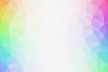 Fototapeta premium White Grey Low poly crystal background. Polygon design pattern. light Low poly vector illustration, low polygon background.