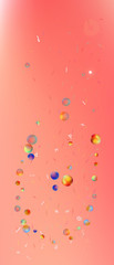 Colorful abstract ultra wide space background 