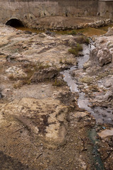 Details of the thermal spa, Furnas, Sao Miguel