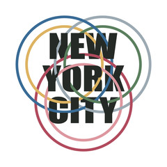 New York typography, t-shirt  NY, design graphic