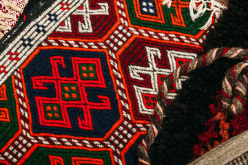 embroidery with moldavian national ornament