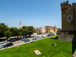 Fototapeta na wymiar Norman-Swabian Castle. Mesagne. Puglia. Italy, June 2019
