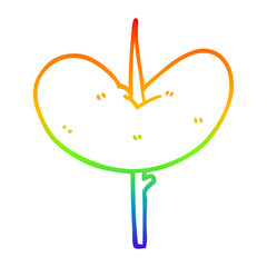 rainbow gradient line drawing cartoon sausage