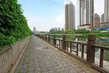 City building scenery, tangshan, China