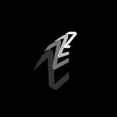 Sleepy Z letter illustration