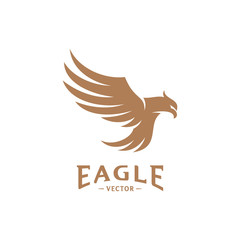 Fototapeta na wymiar Eagle Logo Design Vector. Eagle Logo Design Concepts Template. Icon Symbol