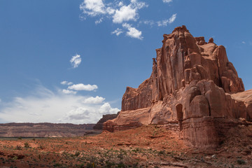 red mountain, rare formations, arches national park