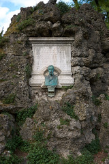 Milan, Italy - April 05, 2019 : View of Emilio De Marchi Memorial