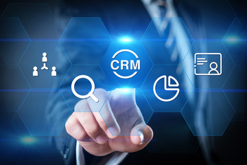 CRM Customer Relationship Management Business Internet Techology Concept