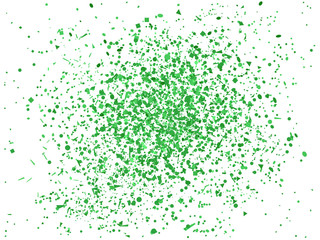 Obraz premium Confetti on isolated white background. Explosions with glitters. Pattern for design. Bright colors. Print for polygraphy, posters and other. Greeting cards