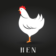 Fototapeta na wymiar Premium chicken logo. Labels, badges and design elements. Vector Illustration.