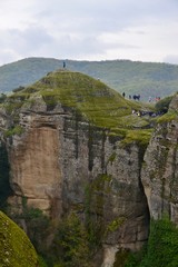 On top of the world at the Meteora Monasteries in Greece