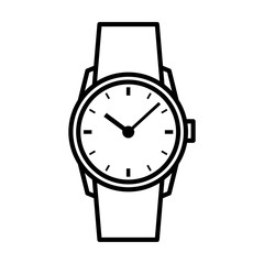 Icon wristwatch. Vector