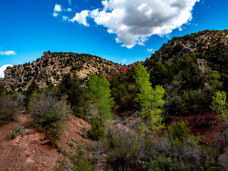 Landscape of the high desert sandstone in the southwest United States