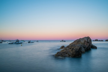 Sunset in the mediterranean