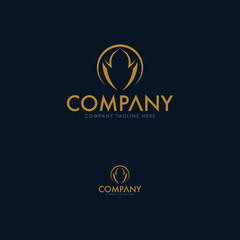 Fototapeta premium Creative Tulip and Floral Logo Template