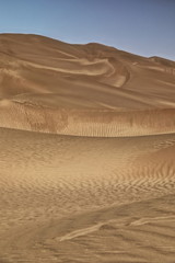 Fototapeta na wymiar Shifting sand dunes-Takla Makan Desert. Yutian Keriya county-Xinjiang Uyghur region-China-0238