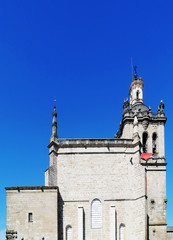 Fototapeta na wymiar Cathedral of Santa María de la Asunción, Coria, Extremadura, Spain. June 22, 2019. 