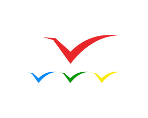 v letter logo and symbols template vector icons