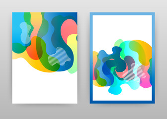 Abstract elements design for annual report, brochure, flyer, poster. Colorful geometric background vector illustration for flyer, leaflet, poster. Abstract A4 brochure template.