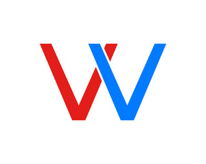 W letters business logo and symbols template