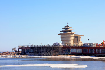 BiLuo tower park natural scenery, qinhuangdao city, hebei province, China
