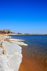 sea ice natural scenery in winter