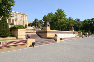 Museum Park of Azerbaijan on Niyazi Street in Baku
