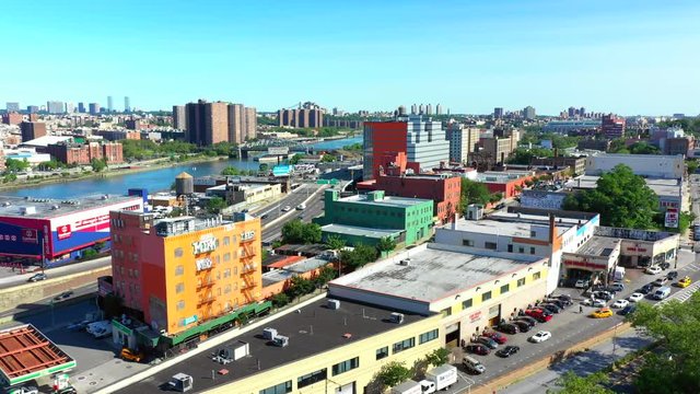The Bronx New York aerial video