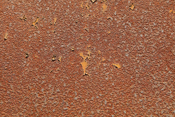 Oxidized rusty iron background