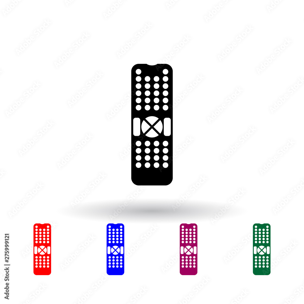 Poster control panel multi color icon. elements of technology set. simple icon for websites, web design, mo