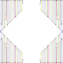 Obraz premium Circuit board illustration. Abstract circuit board background. Vector