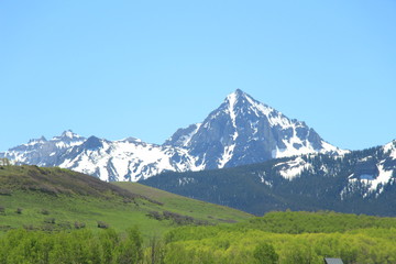 Fototapeta premium Ridgeway do Last Dollar Rd do Telluride Colorado