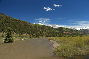 Fototapeta premium Ridgeway to Last Dollar Rd to Telluride Colorado