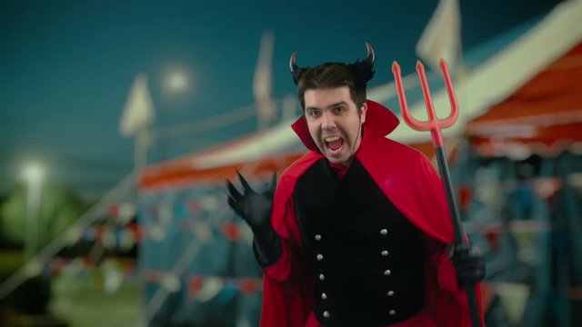 carnival devil man