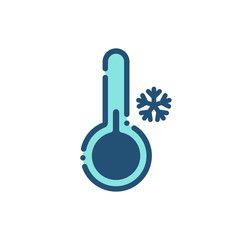 weather cold icon outline