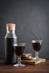 Traditional Russian drink kvass