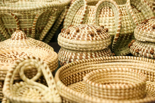 sweet grass baskets for sale in the market
