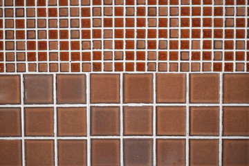 Wall tile, close up detail In two different sizes