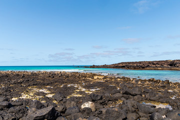 Beach near Orzola, Lanzarote.