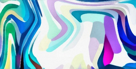 Watercolor marble art. Liquid paint swirls. Colorful texture background. Multicolored wallpaper graphic design. Pattern for creating artworks and prints. Chaotic waves and swirls.